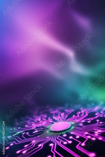 Network or connection. Abstract technology science background.