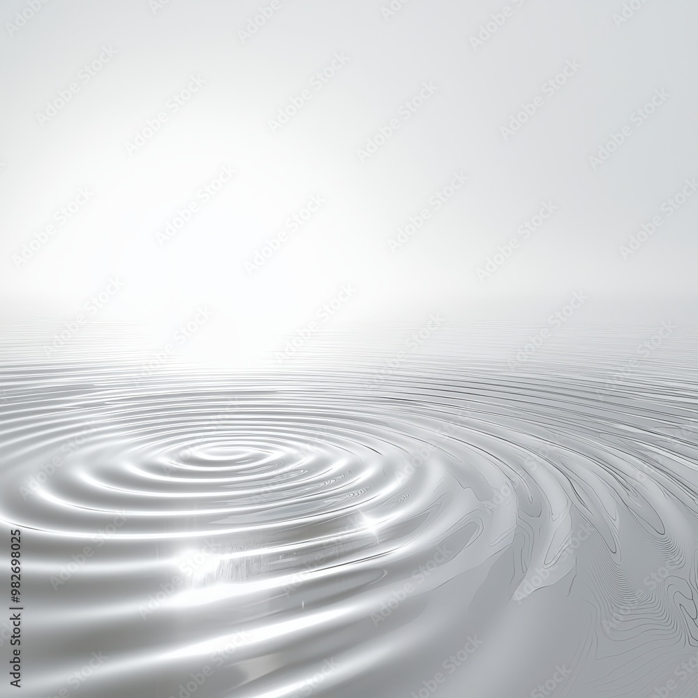 Fototapeta premium Ripples in calm water