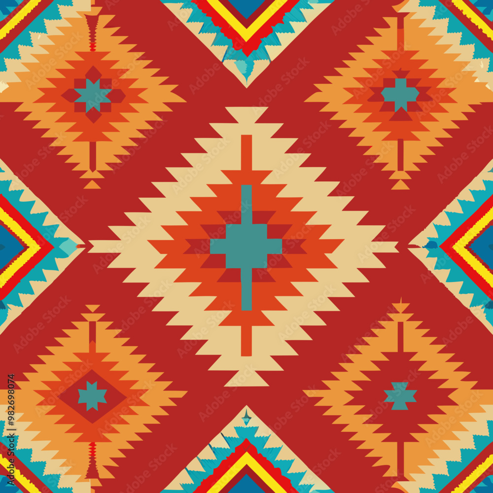 Obraz premium Fabric pattern circle japan style