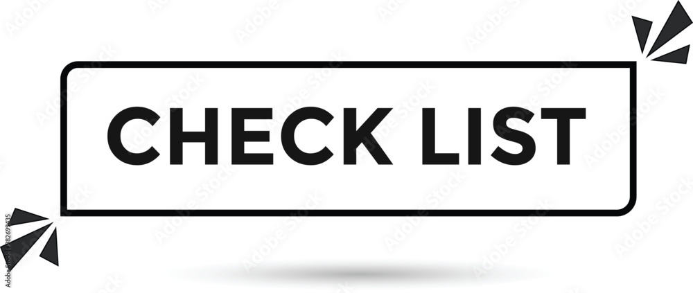 Obraz premium Check list button web banner templates. Vector Illustration