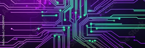 Network or connection. Abstract technology science background.