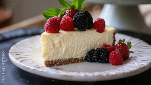 Sour cream cheesecake