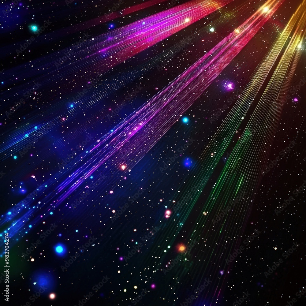 Obraz premium Abstract cosmic background