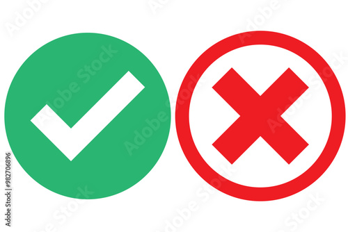 Green check mark icon. Check mark vector icon. Checkmark Illustration. Vector symbols set ,green checkmark isolated on white background. Correct vote choise isolated symbol