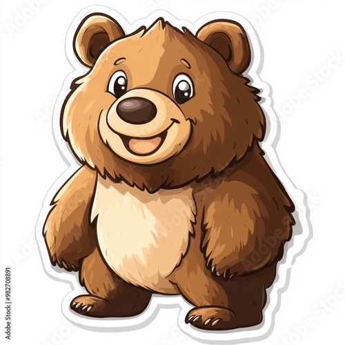 Cute Cartoon Bear.