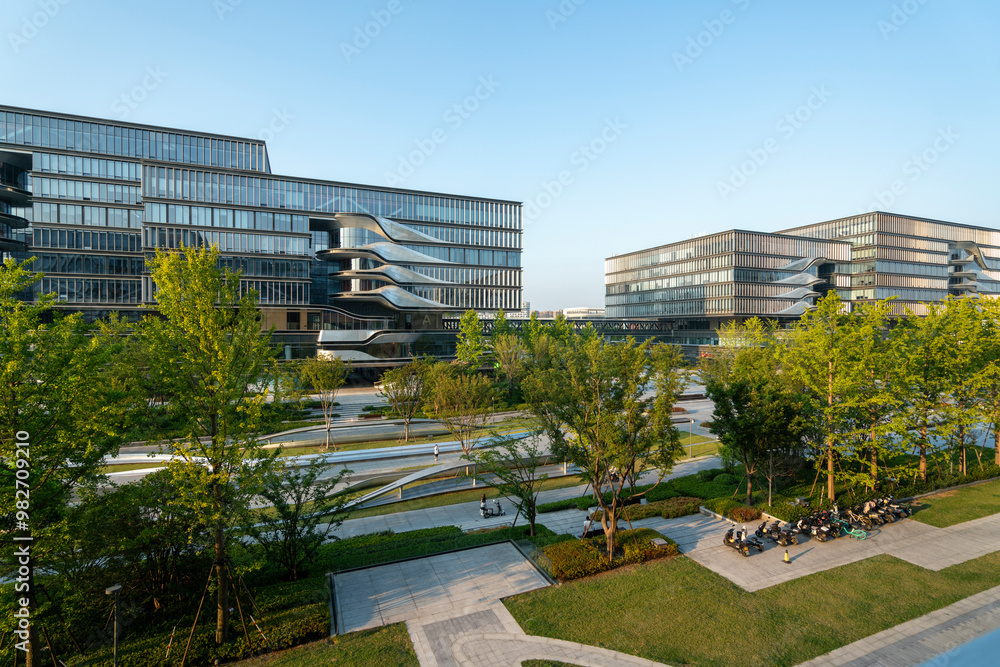 Tiantai Plaza, Office Building, Commercial District