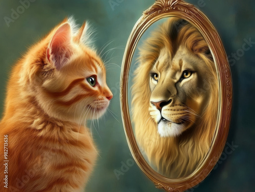 Bravery reflected in the mirror