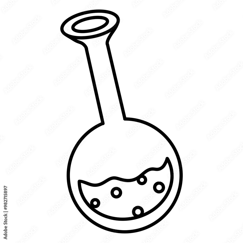 Halloween potion bottle outline Halloween potion bottle outline