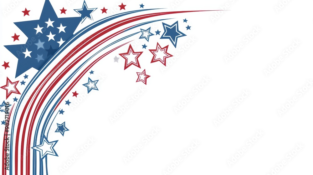 American Flag Themed Stars Background American Flag Themed Stars Background