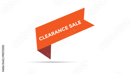 Clearance sale web banner templates. Vector Illustration 
