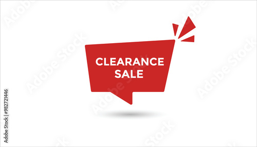Clearance sale web banner templates. Vector Illustration 
