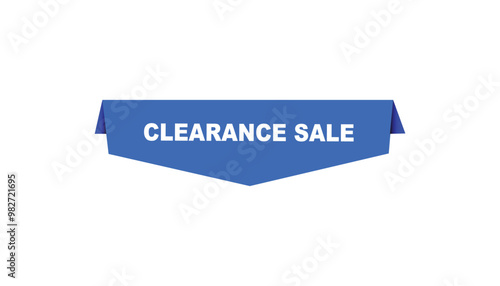 Clearance sale web banner templates. Vector Illustration 

