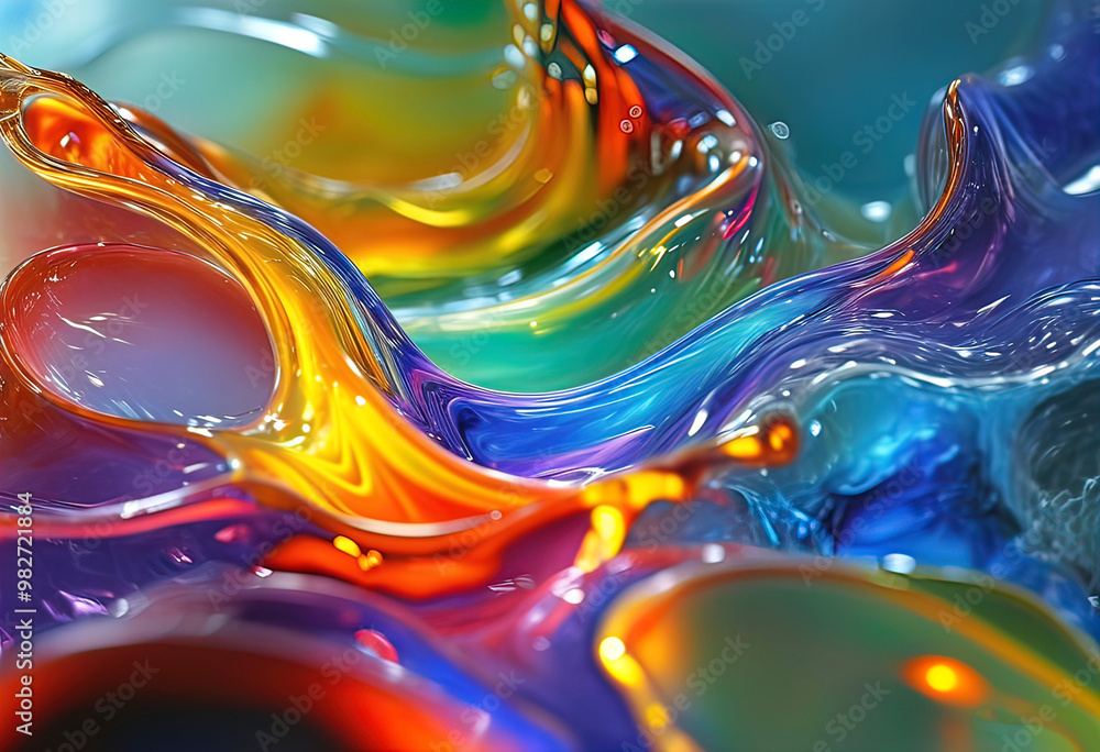 liquid stained glass texture, abstract creative background liquid stained glass texture, abstract creative background