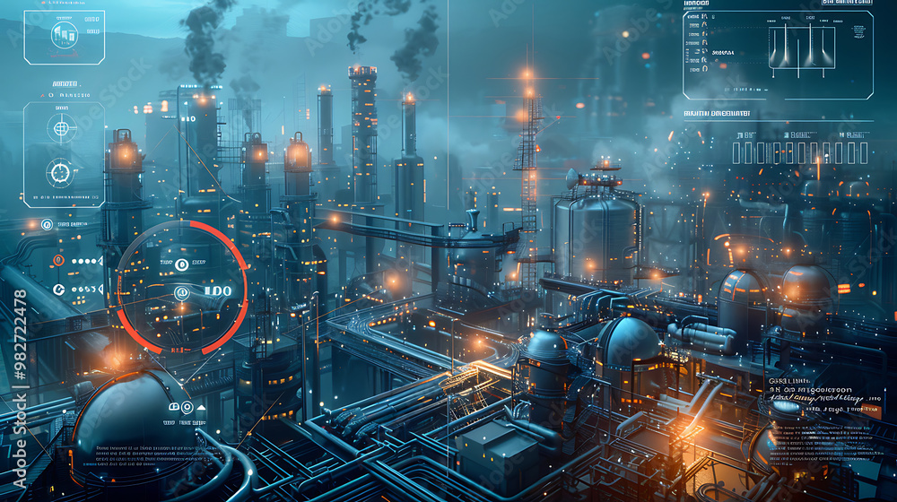 Obraz premium future factory