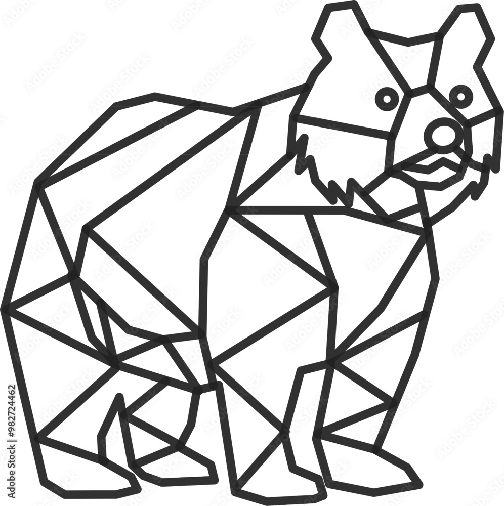 Bear. Vector Bear. Bear Geometric Design. Bear. Vector Bear. Bear Geometric Design.