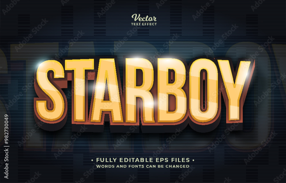 starboy luxury text effect editable eps cc starboy luxury text effect editable eps cc