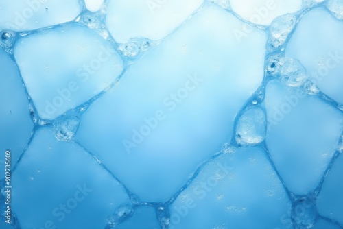 Abstract Blue Water Pattern with Bubbles