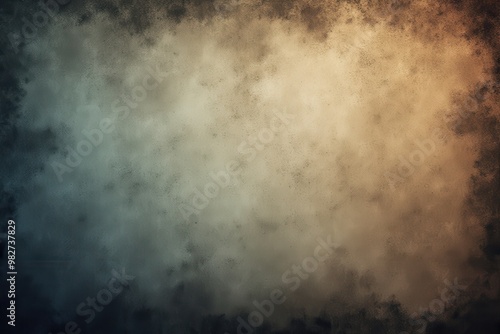 Abstract Dusty Background with Green, Brown, and Black Hues