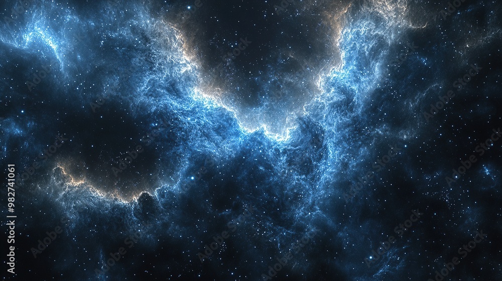A beautiful starry sky at night A beautiful starry sky at night