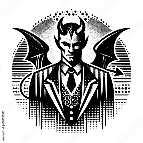 black and white vampire design