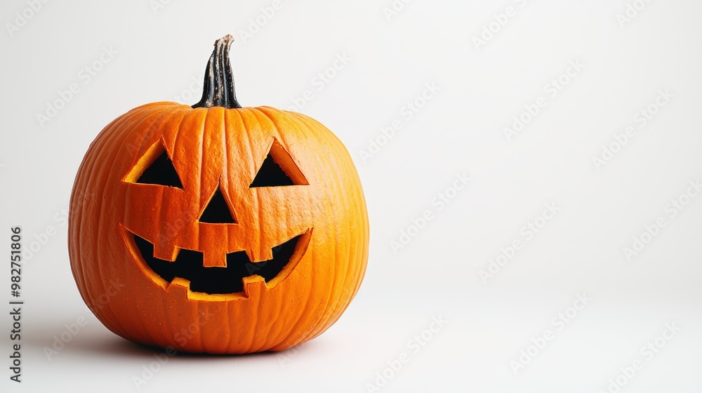 Smiling jack-o'-lantern Smiling jack-o'-lantern