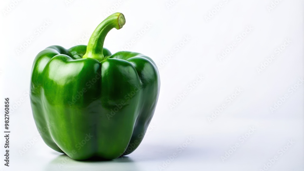 Green bell pepper on a background, fresh, vegetable, healthy, organic, ingredient, food, cooking, natural, isolated, colorful, capsicum Green bell pepper on a background, fresh, vegetable, healthy, organic, ingredient, food, cooking, natural, isolated, colorful, capsicum