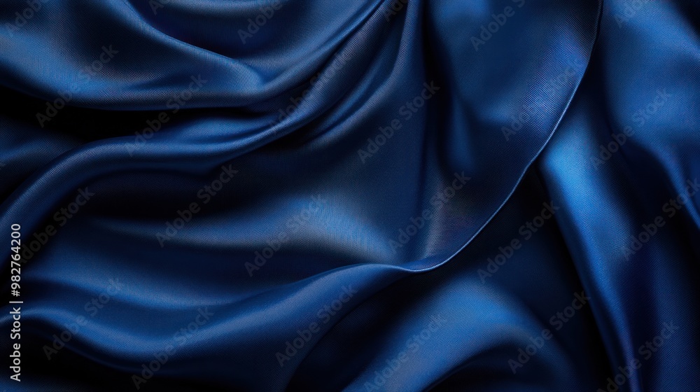 Fototapeta premium An elegant deep blue background with rich, sophisticated tones, ideal for high-end or professional designs.