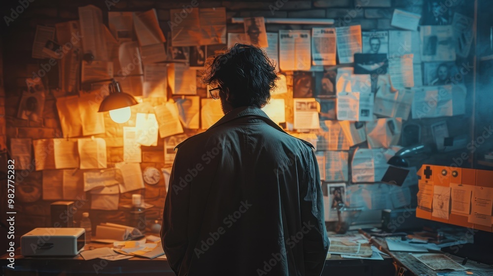 A highly realistic image of a person engaged in Setting up a scary escape room in the office The scene is well-lit, with natural light highlighting the details. The background is slightly blurred A highly realistic image of a person engaged in Setting up a scary escape room in the office The scene is well-lit, with natural light highlighting the details. The background is slightly blurred