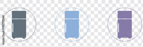 refrigerator appliance kitchen icon symbol food cold household cooler ice storage freezer deep freezer cooling fridge refrigerator icon home temperature electric refrigeration fresh modern cool