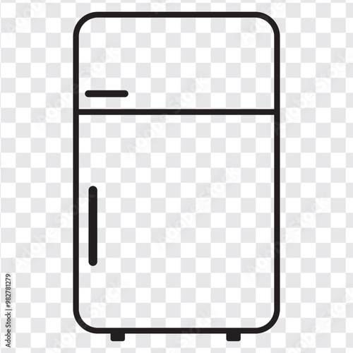 refrigerator appliance kitchen icon symbol food cold household cooler ice storage freezer deep freezer cooling fridge refrigerator icon home temperature electric refrigeration fresh modern cool