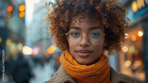 A highly realistic image of a person engaged in Social Media Campaigns & Viral Trends – Organizing flash mobs in city squares The scene is well-lit, with natural light highlighting the details.  photo