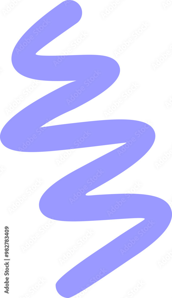 Hand Drawn Zigzag Line Hand Drawn Zigzag Line
