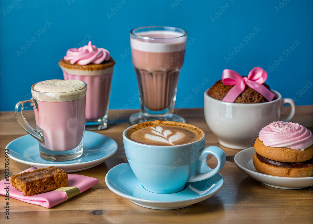 cup of coffee and cake cup of coffee and cake