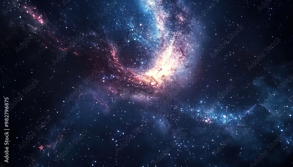 Galaxy of a distant and starry world Galaxy of a distant and starry world