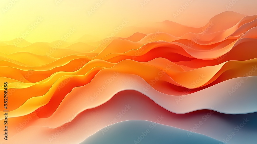 Fototapeta premium Yellow gradient background