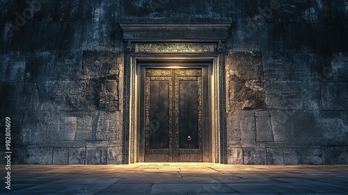 Jews biblical times holy temple door