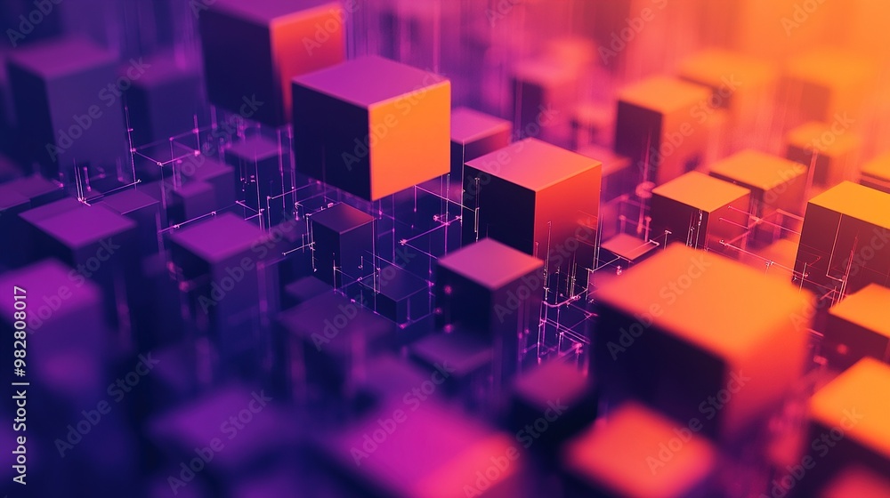 abstract background of cubes abstract background of cubes