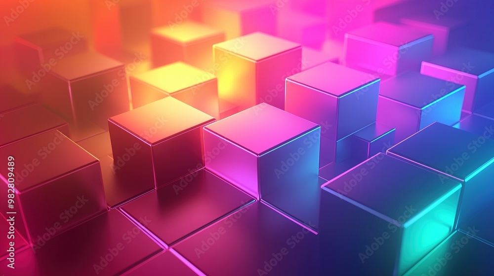 abstract background with cubes abstract background with cubes
