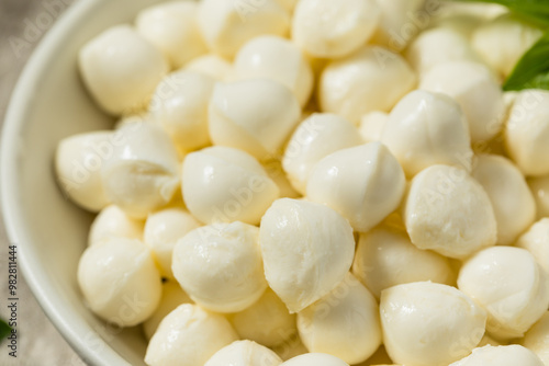 Organic White Mozzarella Pearls Cheese