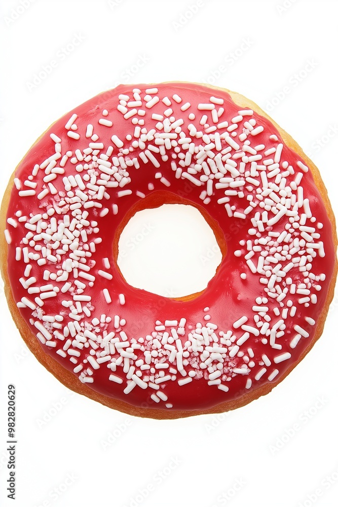 A doughnut on isolated background A doughnut on isolated background
