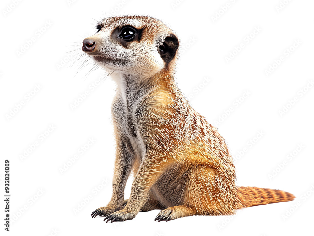 A charming meerkat with striking features and playful demeanor, perfect for wildlife enthusiasts and animal lovers. A charming meerkat with striking features and playful demeanor, perfect for wildlife enthusiasts and animal lovers.