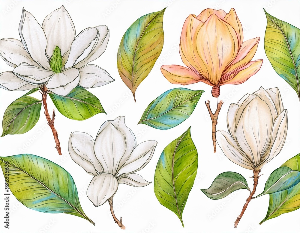 seamless background with leaves seamless background with leaves