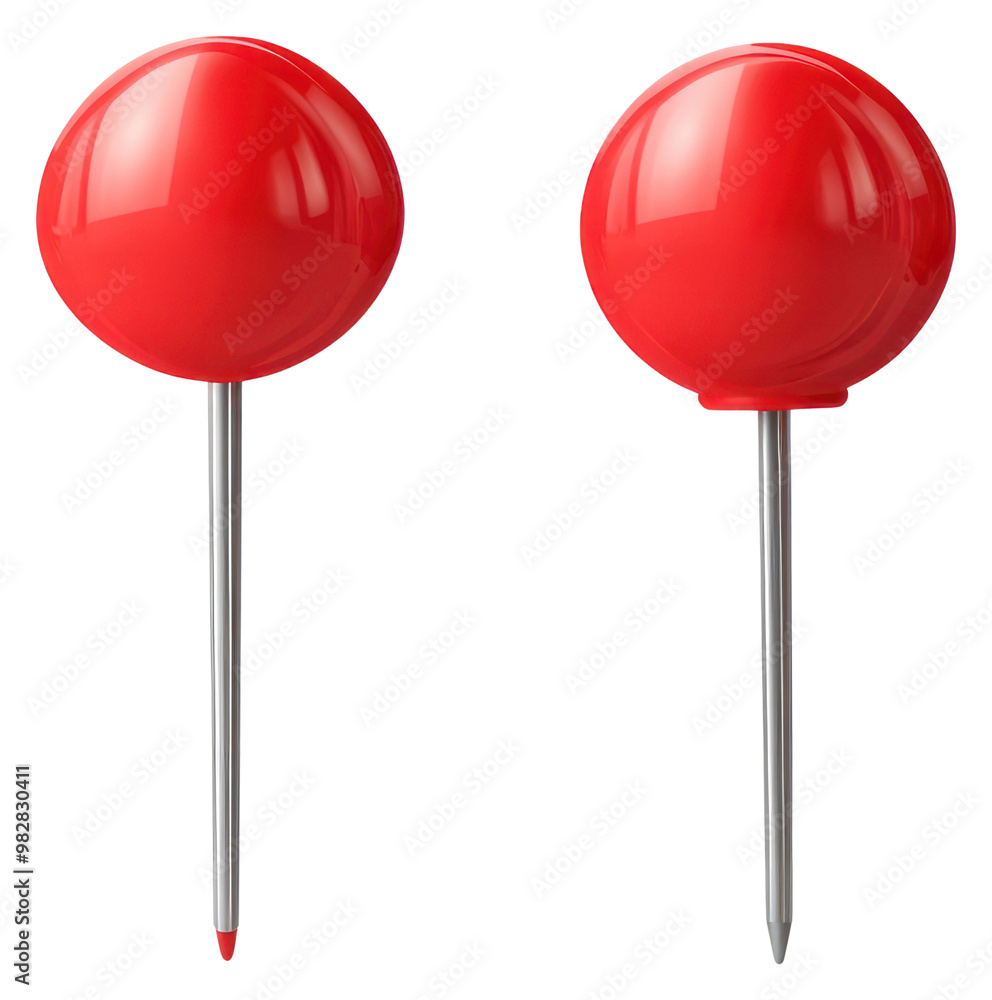 PNG Red location marker pins illustration PNG Red location marker pins illustration