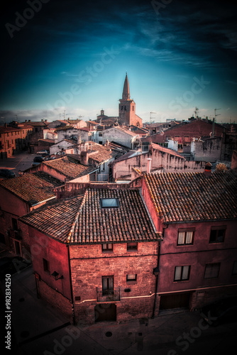 Iglesia y ciudad de Olite