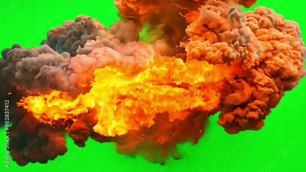 Professional Fire Explosion Green Screen Effect | 4K Compositing Asset
Professional Fire Explosion Green Screen Effect | 4K Compositing Asset