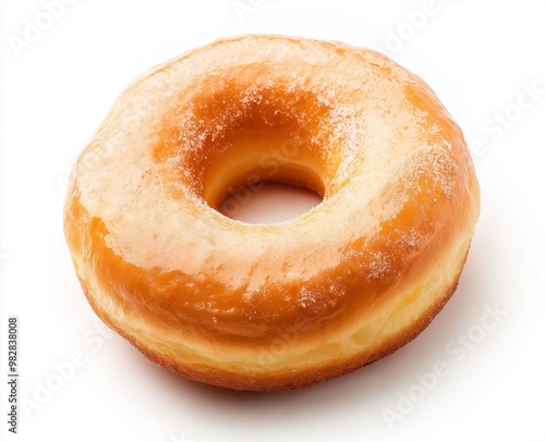 A doughnut on isolated background