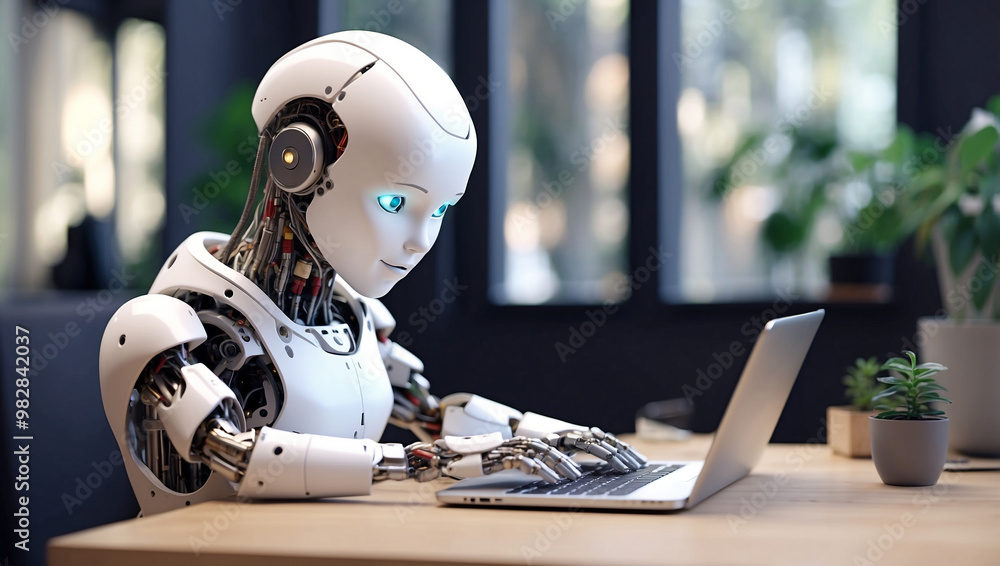 Humanoid Robot Working Humanoid Robot Working