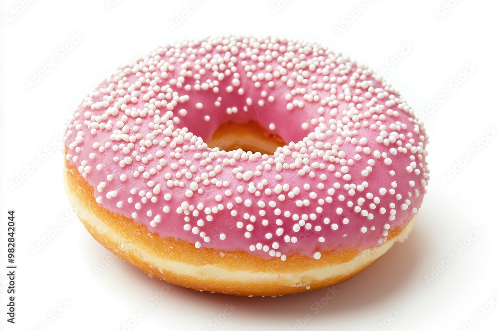 A doughnut on isolated background A doughnut on isolated background