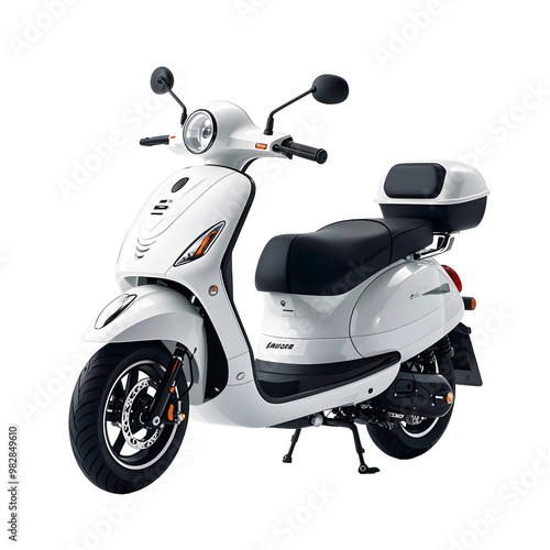 Wallpaper Mural scooter isolated Torontodigital.ca