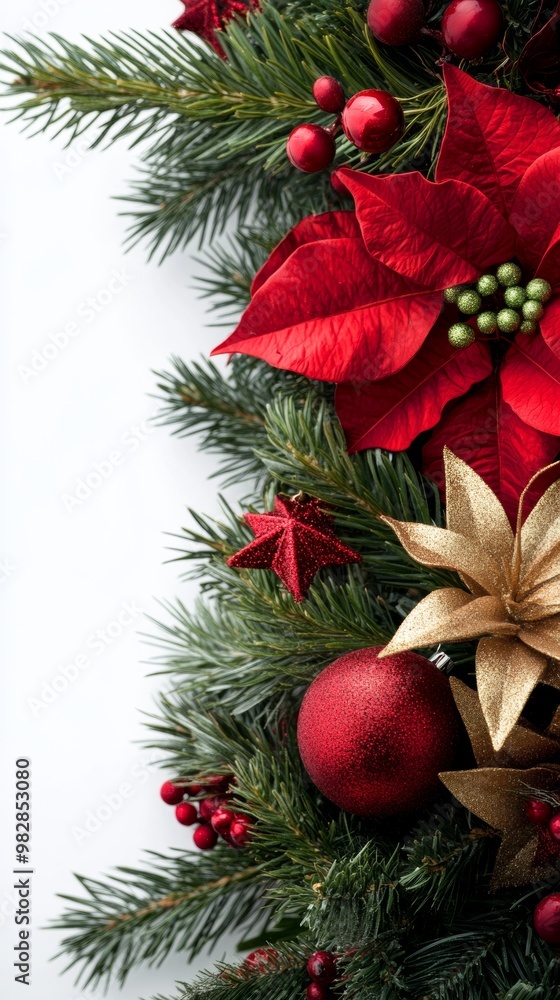 Xmas border frame. Festive Christmas and New Year background Xmas border frame. Festive Christmas and New Year background